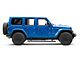 Go Rhino E-BOARD E1 Electric Running Boards; Protective Bedliner Coating (18-24 Jeep Wrangler JL 4-Door)
