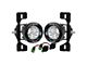 Vision X 3.70-Inch Optimus Multi-LED Light Mini Cannon Fog Light Kit (18-24 Jeep Wrangler JL w/ Steel Front Bumper)