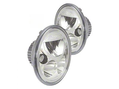 Vision X 7-Inch VX Series LED Headlight Kit with Amber Halo; Chrome Housing (07-18 Jeep Wrangler JK)