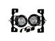Vision X Optimus Halo LED Fog Light Kit; 15 Degree (10-18 Jeep Wrangler JK)