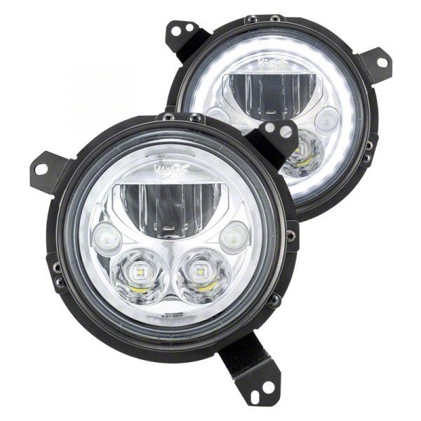 LX-LIGHT 9" LED Halo Headlights + Fog Lights Combo For Jeep Gladiator JT 2020-2024