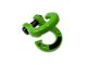Moose Knuckle Offroad Jowl Split Recovery Shackle; Sublime Green