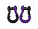 Moose Knuckle Offroad Jowl Split Recovery Shackle 3/4 Combo; Black Hole and Grape Escape