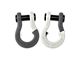 Moose Knuckle Offroad Jowl Split Recovery Shackle 3/4 Combo; Gun Gray and Pure White