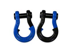 Moose Knuckle Offroad Jowl Split Recovery Shackle Combo; Blue Balls and Black Hole