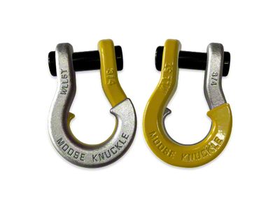 Moose Knuckle Offroad Jowl Split Recovery Shackle 3/4 Combo; Nice Gal and Detonator Yellow