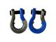 Moose Knuckle Offroad Jowl Split Recovery Shackle 3/4 Combo; Raw Dog and Blue Balls
