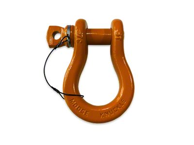Moose Knuckle Offroad B'oh Spin Pin Recovery Shackle; Obscene Orange