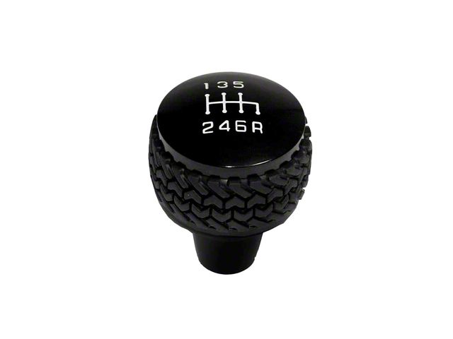 DV8 Offroad 6-Speed Shift Knob; Black (11-18 Jeep Wrangler JK)