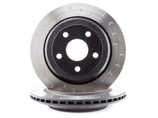 Alcon 330x22mm Slotted Rotor; Rear Passenger Side (20-24 Jeep Gladiator JT)