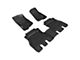 3D MAXpider Maxtrac Series All-Weather Custom Fit Front and Rear Floor Liners; Black (18-24 Jeep Wrangler JL 4-Door, Excluding 4xe)