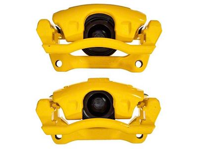 PowerStop Performance Front Brake Calipers; Yellow (07-18 Jeep Wrangler JK)