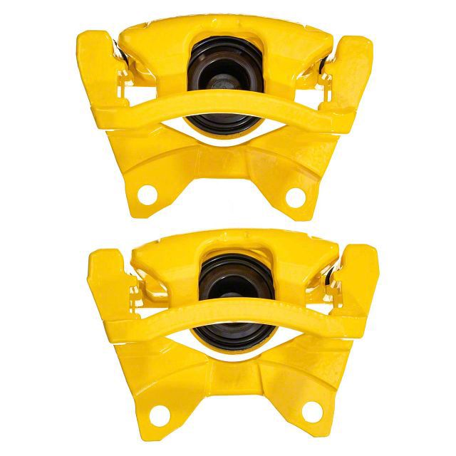 PowerStop Jeep Wrangler Performance Rear Brake Calipers; Yellow S5046YLW (0718 Jeep Wrangler JK