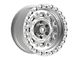 Fittipaldi Offroad FT100 Gloss Silver Machined Wheel; 17x9 (07-18 Jeep Wrangler JK)