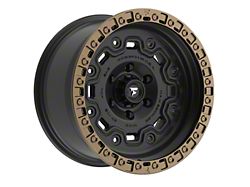 Fittipaldi Offroad FT100 Satin Black Wheel; 17x9 (07-18 Jeep Wrangler JK)