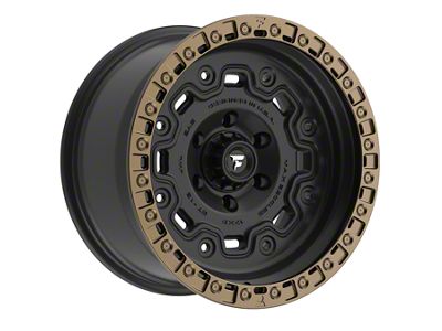 Fittipaldi Offroad FT100 Satin Black Wheel; 17x9 (18-24 Jeep Wrangler JL)