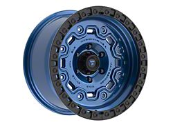 Fittipaldi Offroad FT100 Satin Blue Wheel; 17x9 (20-23 Jeep Gladiator JT)