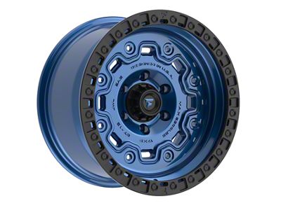Fittipaldi Offroad FT100 Satin Blue Wheel; 17x9 (07-18 Jeep Wrangler JK)