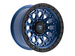 Fittipaldi Offroad FT101 Satin Blue Wheel; 17x9 (18-24 Jeep Wrangler JL)