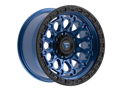 Fittipaldi Offroad FT101 Satin Blue Wheel; 17x9 (07-18 Jeep Wrangler JK)