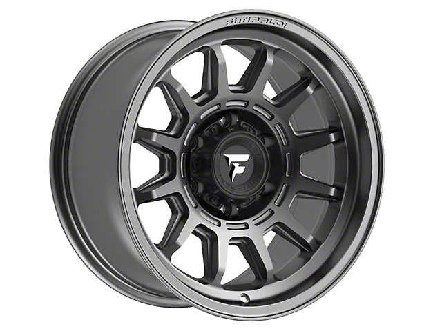 Fittipaldi Offroad FT102 Satin Anthracite Wheel; 17x8.5 (05-10 Jeep Grand Cherokee WK, Excluding SRT8)
