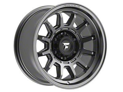 Fittipaldi Offroad FT102 Satin Anthracite Wheel; 17x8.5 (18-24 Jeep Wrangler JL)