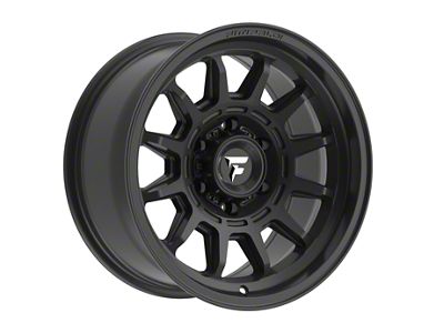 Fittipaldi Offroad FT102 Satin Black Wheel; 17x8.5 (18-24 Jeep Wrangler JL)