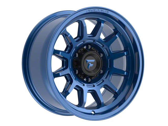 Fittipaldi Offroad FT102 Satin Blue Wheel; 17x8.5 (18-24 Jeep Wrangler JL)