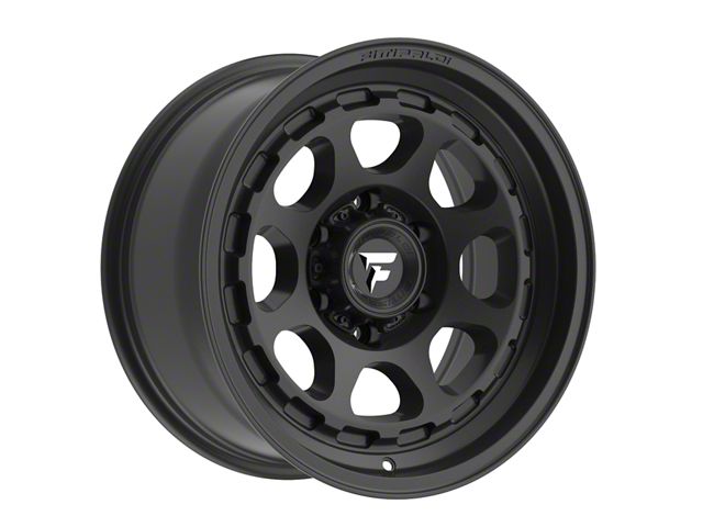 Fittipaldi Offroad FT103 Satin Black Wheel; 17x8.5 (07-18 Jeep Wrangler JK)