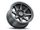ICON Alloys Rebound SLX Satin Black Wheel; 17x8.5 (20-24 Jeep Gladiator JT)