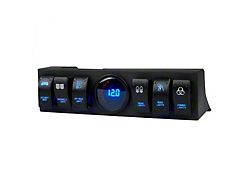 6-Rocker Switch Panel System with Digital Voltmeter (07-18 Jeep Wrangler JK)