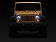 7-Inch RGB Halo LED Headlights; Black Housing; Clear Lens (97-18 Jeep Wrangler TJ & JK)