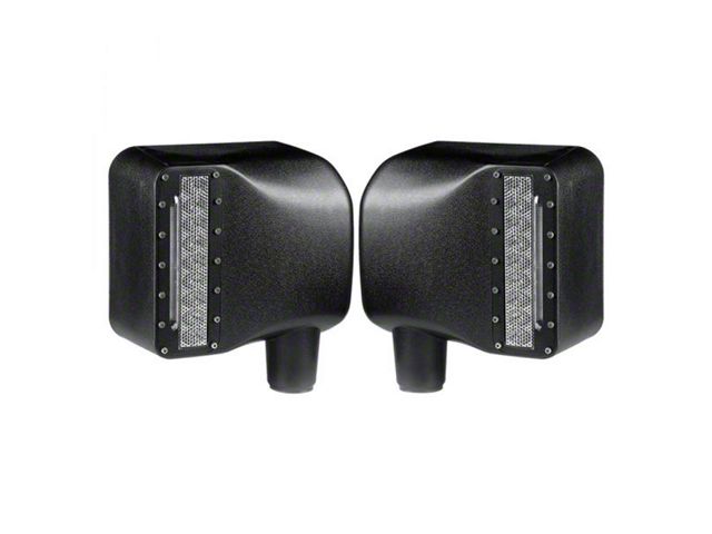 Side Mirrors with Clear LED Spotlight (07-18 Jeep Wrangler JK)