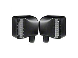 Side Mirrors with Clear LED Spotlight (07-18 Jeep Wrangler JK)