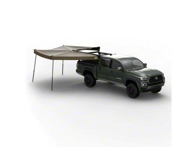 Tuff Stuff Overland 270-Degree Compact Awning with Mounting Brackets; Passenger Side (Universal; Some Adaptation May Be Required)