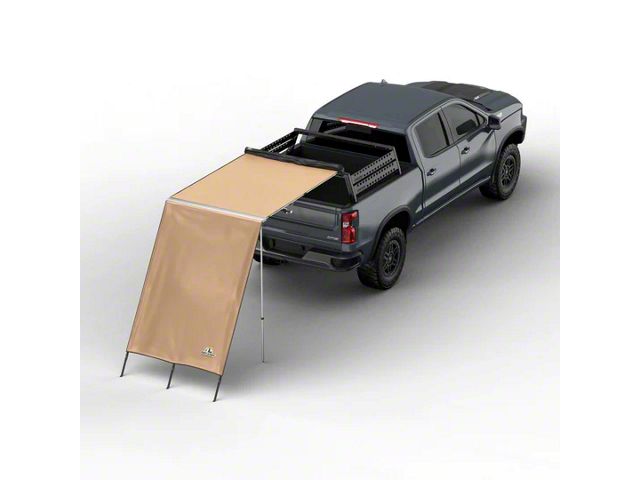 Tuff Stuff Overland Awning Shade Wall; 4.50-Foot x 6-Foot (Universal; Some Adaptation May Be Required)