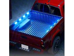 8-LED Focal Series Rock Light Pod Truck Bed Lighting Kit; Blue (Universal; Some Adaptation May Be Required)