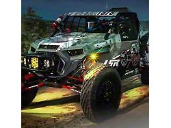 8-LED Trophy Series RGBW Rock Lights with Bluetooth Controller (Universal; Some Adaptation May Be Required)