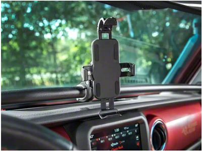 Rugged Ridge Universal Cell Phone or GPS Device Mount (20-24 Jeep Gladiator JT)