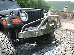 Affordable Offroad Elite PreRunner Front Winch Bumper; Black (76-06 Jeep CJ7, Wrangler YJ & TJ)