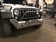 Affordable Offroad Mid Width Front Winch Bumper; Bare Metal (07-18 Jeep Wrangler JK)