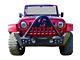 Affordable Offroad Mid Width Front Winch Bumper; Black (07-18 Jeep Wrangler JK)