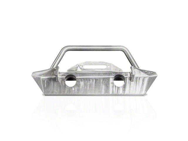 Reaper Off-Road Immortal Series Stubby Front Bumper; Raw Stainless Steel (20-24 Jeep Gladiator JT)