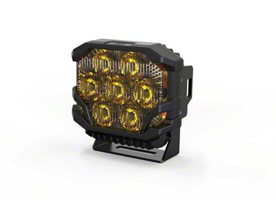 Morimoto BigBanger Amber DRL LED Pod Light; HXB Yellow Combo Beam (Universal; Some Adaptation May Be Required)