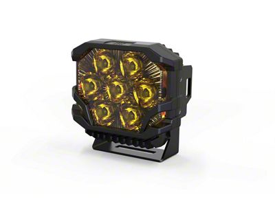 Morimoto BigBanger Amber DRL LED Pod Light; HXB Yellow Spot Beam (Universal; Some Adaptation May Be Required)