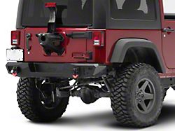 Officially Licensed Jeep HD Slim Rear Bumper with Jeep Logo (07-18 Jeep Wrangler JK)