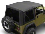 Rugged Ridge Replacement Soft Top with Tinted Windows; Black Diamond (97-06 Jeep Wrangler TJ w/ Full Doors)