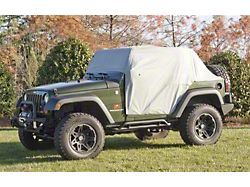 Rugged Ridge Weather-Lite Cab Cover; Gray (07-23 Jeep Wrangler JK & JL 2-Door)