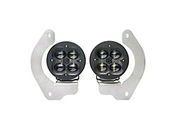 Vivid Lumen Industries FNG 3 Series Fog Light Kit; White (18-23 Jeep Wrangler JL Rubicon & Sahara w/ Steel Bumper)