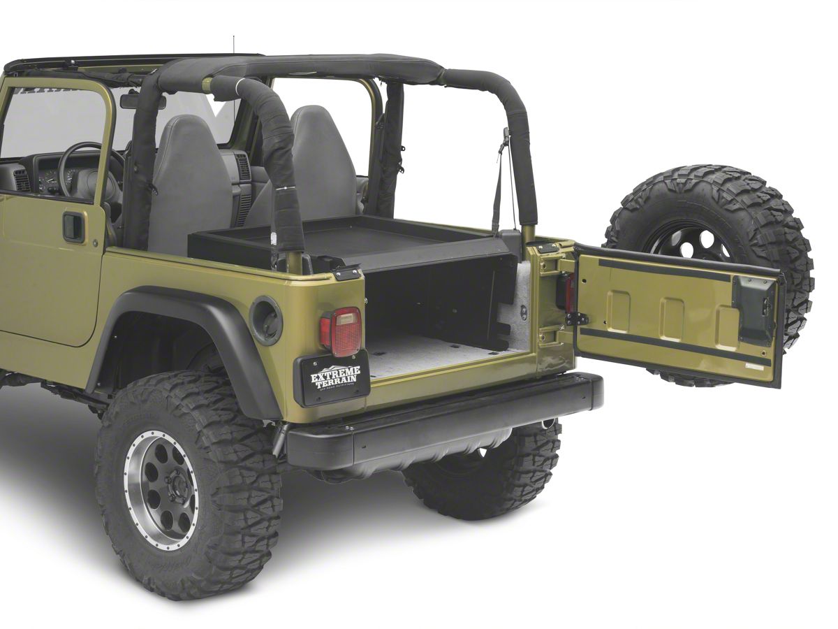 Tuffy Security Products Jeep Wrangler Security Deck Enclosure 240-01 (87-06  Jeep Wrangler YJ & TJ) - Free Shipping
